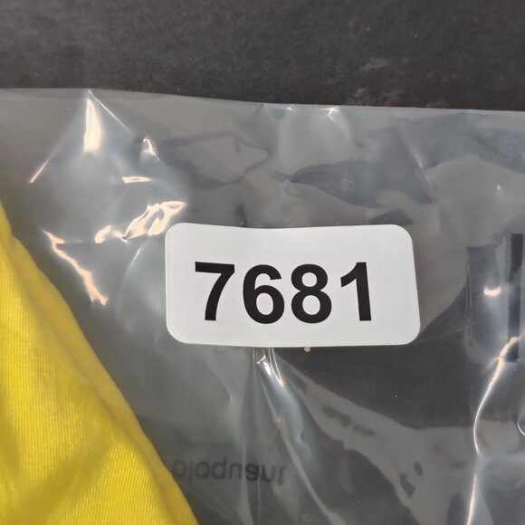 VINTAGE The North Face Steep Tech Hat Cap Yellow Black Expedition Fleece Lined - Picture 9 of 9